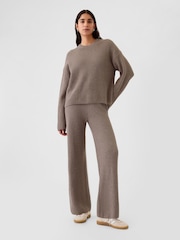 Beige - Gap CashSoft Oversized Shaker-Stitch trui met ronde hals - Image 3 of 5