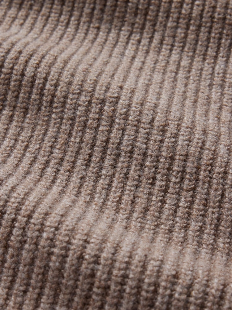 Beige - Gap CashSoft Oversized Shaker-Stitch trui met ronde hals - Image 5 of 5