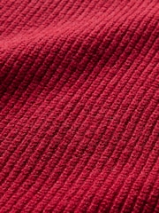 Gap Red CashSoft Shaker-Stitch Crew Neck Jumper - Image 5 of 5