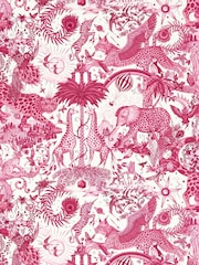 Clarke and Clarke Lost Berry Emma J Shipley Mythica Paradise A4 Wallpaper Sample - Image 1 of 1