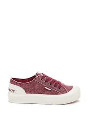Rocket Dog Jazzin Plus Skirball Cotton Trainers - Image 1 of 7