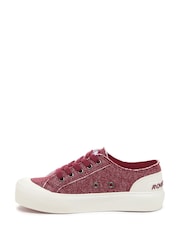Rocket Dog Jazzin Plus Skirball Cotton Trainers - Image 2 of 7