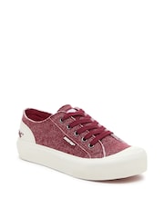 Rocket Dog Jazzin Plus Skirball Cotton Trainers - Image 3 of 7
