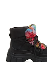 Rocket Dog Tiger Pella Suede and Faux Fur Lace-Up Snow Boots - Image 1 of 6