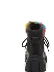 Rocket Dog Tiger Pella Suede and Faux Fur Lace-Up Snow Boots - Image 4 of 6