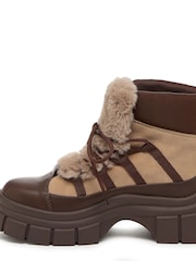 Rocket Dog Tiger Pella Suede and Faux Fur Lace-Up Snow Boots - Image 5 of 8