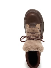 Rocket Dog Tiger Pella Suede and Faux Fur Lace-Up Snow Boots - Image 7 of 8