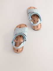 Blue Broderie Sandals - Image 7 of 7