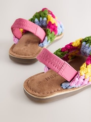 Rainbow Crochet Twist Sandals - Image 5 of 7