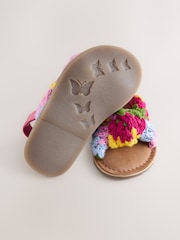 Rainbow Crochet Twist Sandals - Image 7 of 7