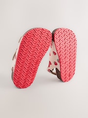 Cream Strawberry Standard Fit (F) Corkbed Double Two Strap Sandals - Image 5 of 6