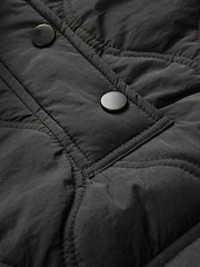 Negro - Chaqueta acolchada sin cierres - Imagen 11 de 11