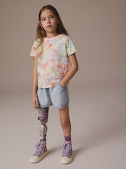 Purple/Orange 3 Pack T-Shirts (3-16yrs) - Image 8 of 8