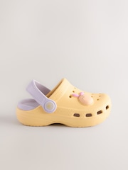 Yellow Fruit Standard Fit (F) Marble Comfort Clogs - Image 2 of 6