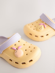 Yellow Fruit Standard Fit (F) Marble Comfort Clogs - Image 5 of 6