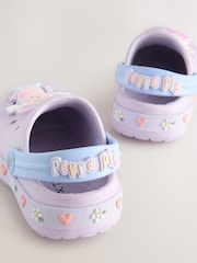 Lilac Purple Peppa Pig License Clogs - Image 4 of 4