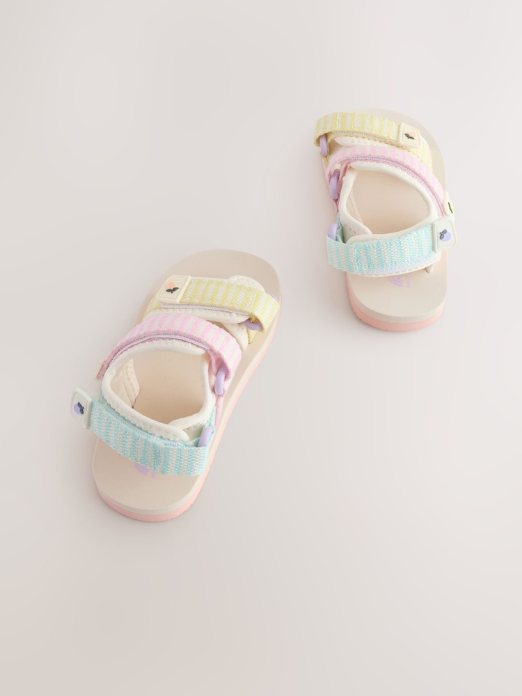 Multi Stripe Trekker Sandals - Image 1 of 7
