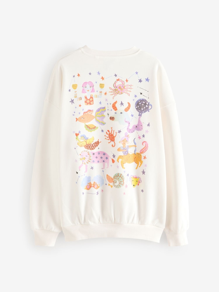 Eleanor Bowmer Horoscope Oversized Sweatshirt - Image 10 of 10