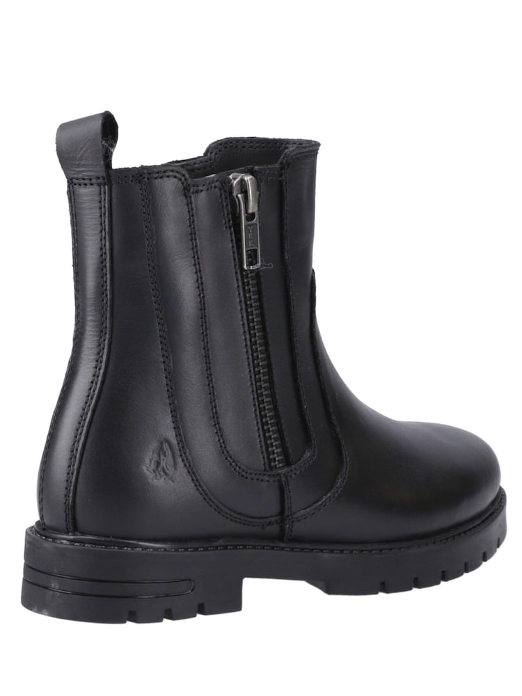 Hush Puppies Black Liana Junior Zip Boot - Image 2 of 5 Hush Puppies Black Liana Junior Zip Boot - Image 2 of 5