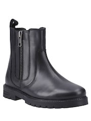 Hush Puppies Black Liana Junior Zip Boot - Image 3 of 5