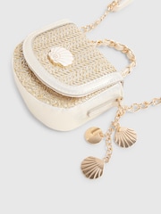 River Island Brown Raffia Mini Bag - Image 4 of 5