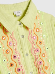 River Island Embroidered Shirt & Shorts Set - 4의 이미지 4