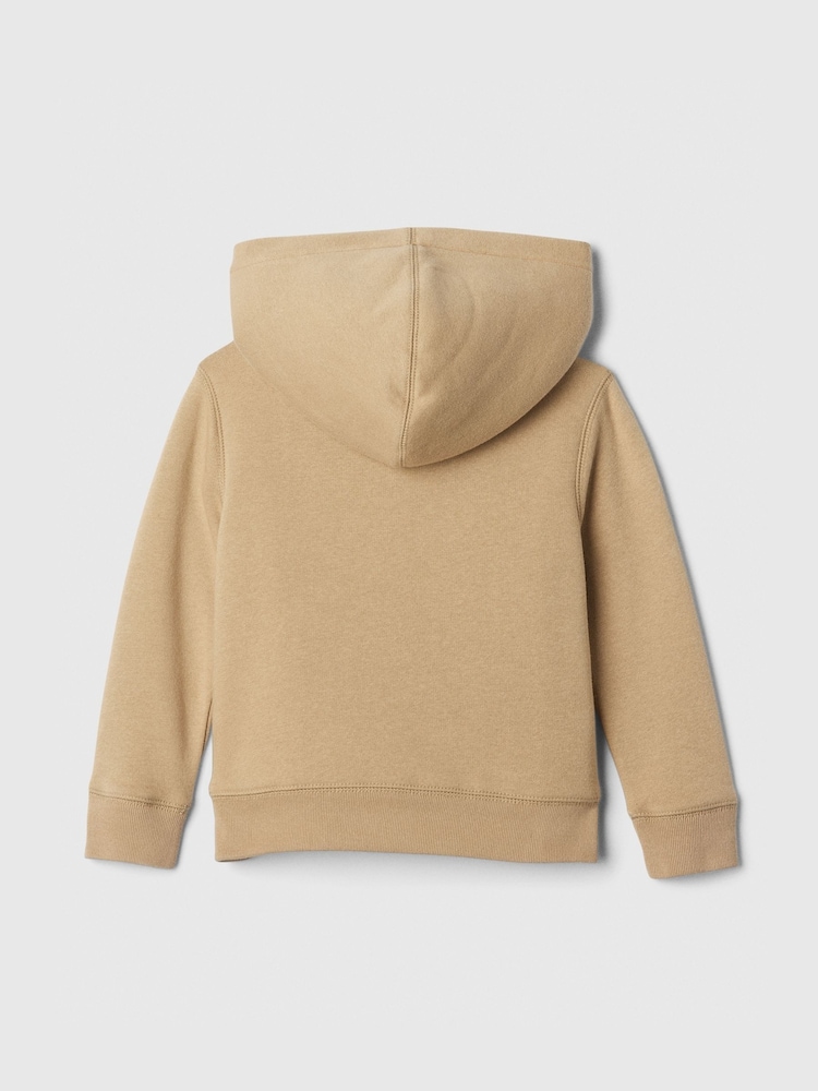 Gap Brown Logo Sherpa-Lined Zip Hoodie (6mths-5yrs) - Image 2 of 3 Gap Brown Logo Sherpa-Lined Zip Hoodie (6mths-5yrs) - Image 2 of 3
