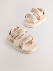 Gold Metallic Trekker Sandals - Image 4 of 8