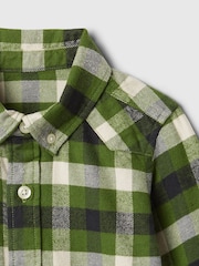 Gap Green Organic Cotton Flannel Shirt (6mths-5yrs) - Image 3 of 3