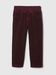 Gap Burgundy Red 90s Original Straight Corduroy Trousers (6mths-5yrs) - Image 1 of 2