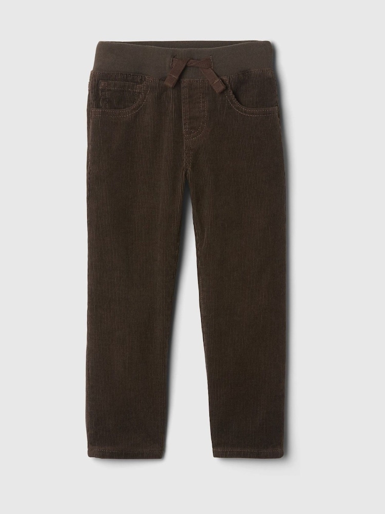 Gap Brown 90s Original Straight Corduroy Trousers (6mths-5yrs) - Image 1 of 1