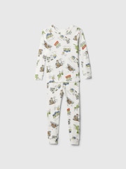 Gap White Disney Toy Story Cotton Long Sleeve Pyjama Set (12mths-5yrs) - Image 1 of 2