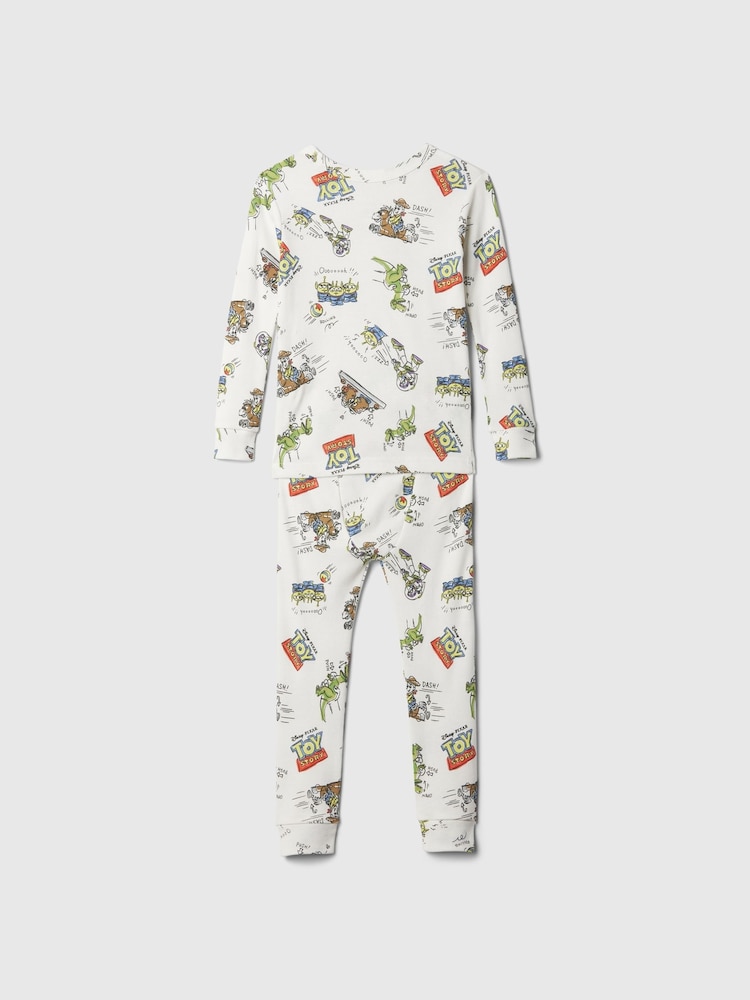 Gap White Disney Toy Story Cotton Long Sleeve Pyjama Set (12mths-5yrs) - Image 2 of 2