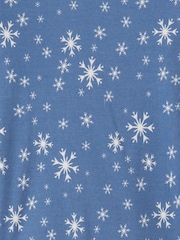 Gap Blue Snowflake Christmas Print Pyjamas (6mths-5yrs) - Image 3 of 3