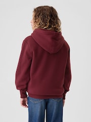 Gap Red Logo Sherpa-Lined Zip-Up Hoodie (4-13yrs) - Image 2 of 5