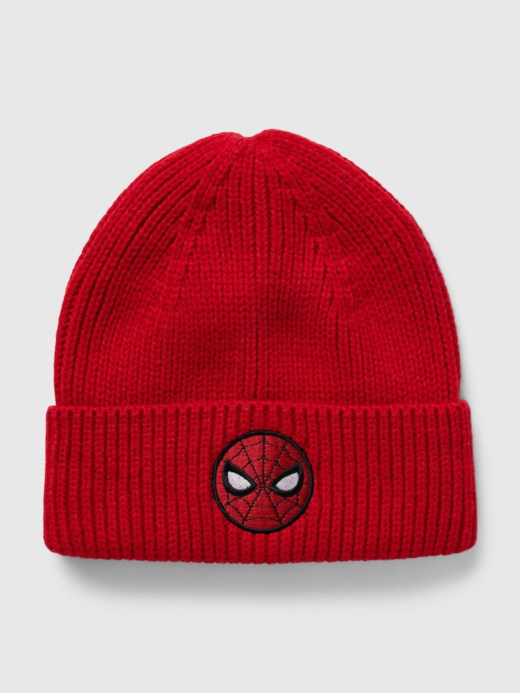 Gap Red Kids Marvel Spider-Man Beanie Hat (4-10yrs) - Image 1 of 1