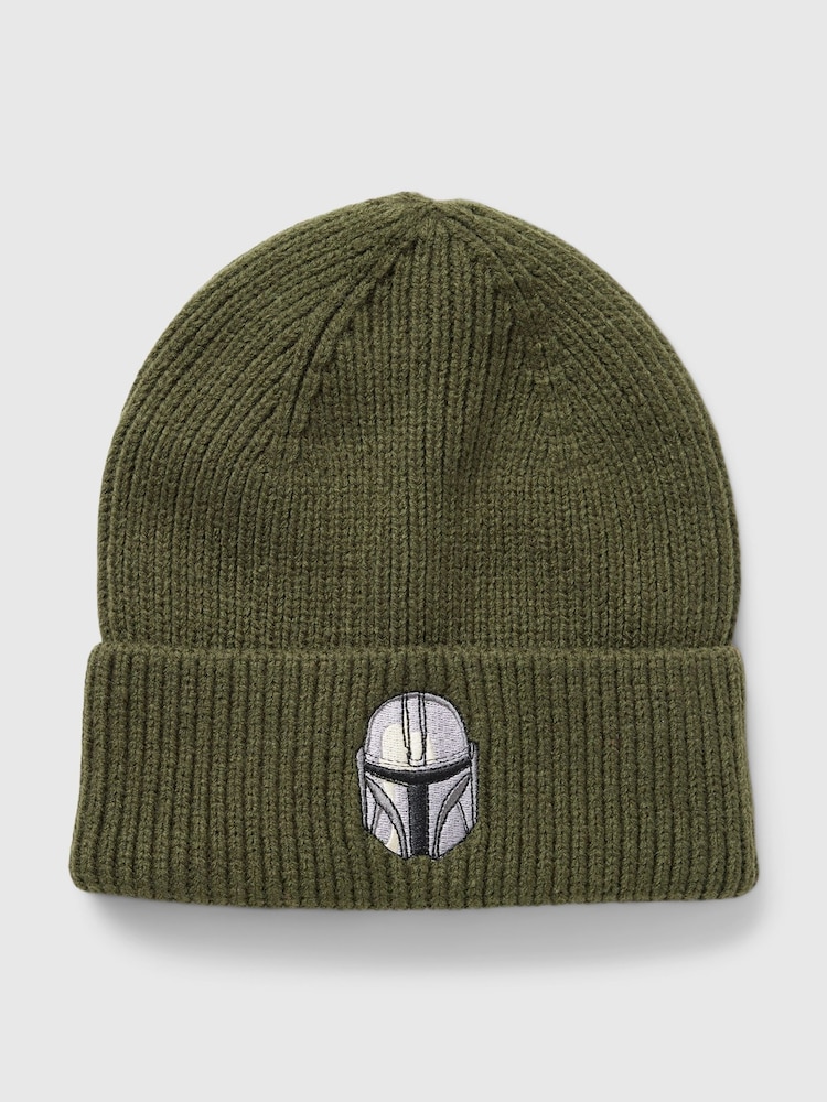 Gap Green Kids Star Wars The Mandalorian Beanie Hat (4-10yrs) - Image 1 of 1