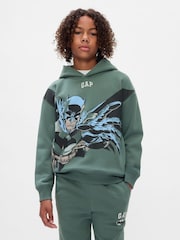 Gap Green Batman Vintage Soft Logo Hoodie (4-13yrs) - Image 1 of 5