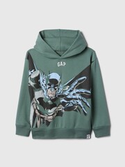 Gap Green Batman Vintage Soft Logo Hoodie (4-13yrs) - Image 4 of 5