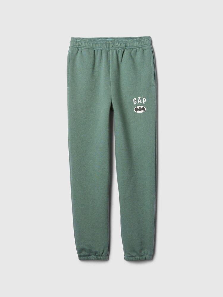 Gap Green Batman Vintage Logo Soft Fleece-Lined Joggers (4-13yrs) - Image 5 of 5
