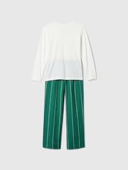 Gap White Long Sleeve Pyjama Set (4-13yrs) - Image 2 of 3