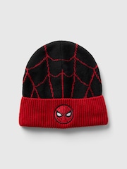 Gap Black Kids Marvel Spider-Man Beanie Hat (4-10yrs) - Image 1 of 1