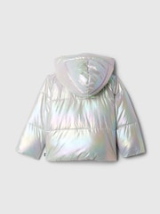 Gap Silver Shine Puffer Jacket (6mths-5yrs) - Image 2 of 3