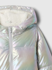 Gap Silver Shine Puffer Jacket (6mths-5yrs) - Image 3 of 3