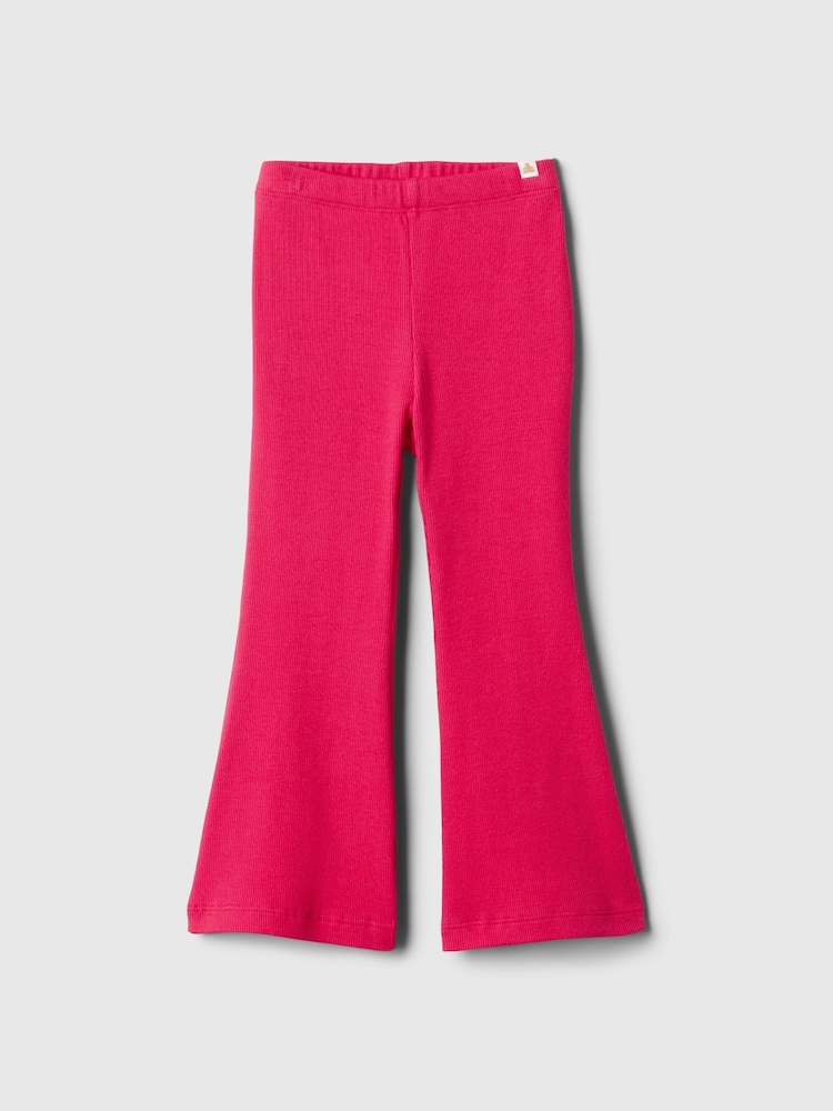 Gap Pink Flare Basic Cotton Leggings (6mths-5yrs) - Image 1 of 2