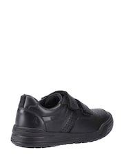 Hush Puppies Black Sully Touch Fastening Senior School Shoes - Image 2 of 4