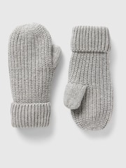 Gap Grey Kids Knitted Mittens - Image 1 of 1