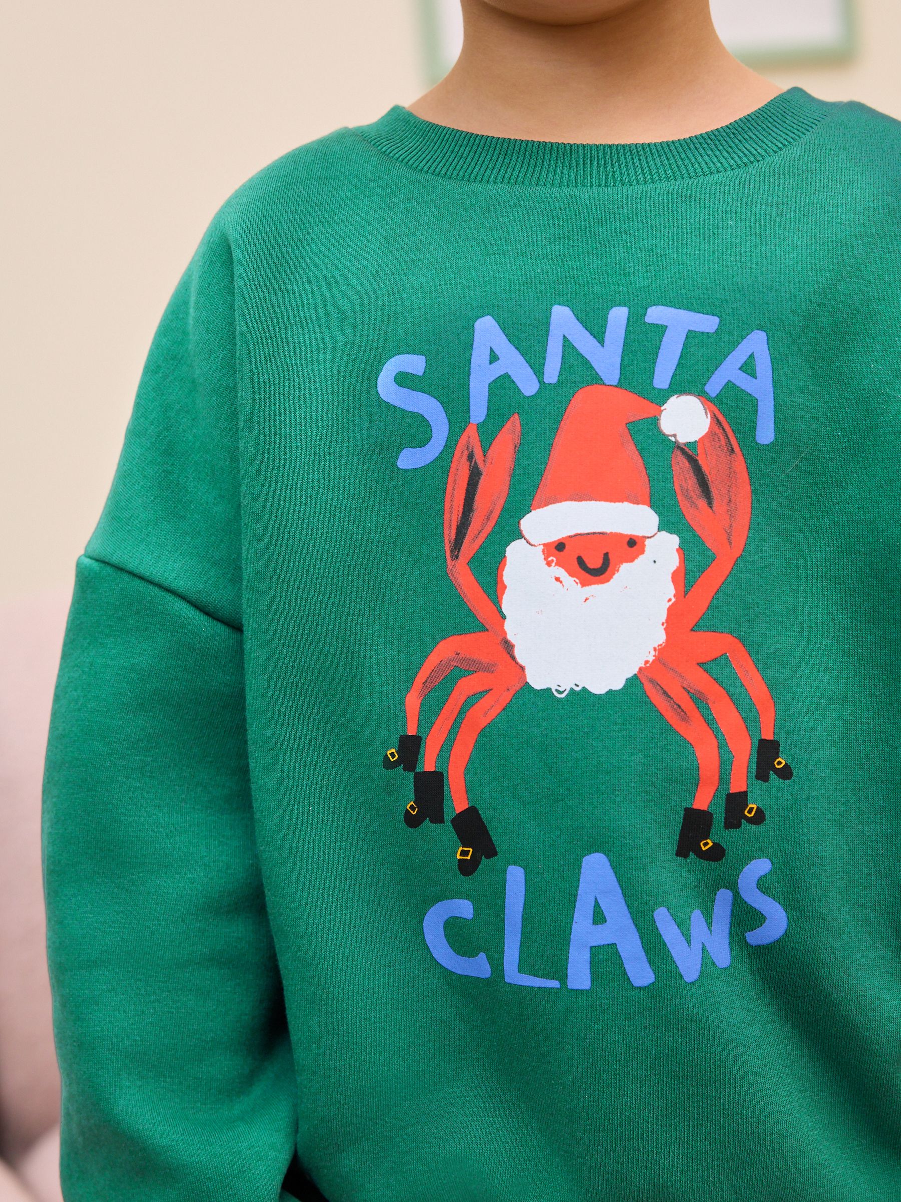 Santa claws sweatshirt discount