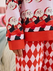 Eleanor Bowmer Red Christmas Santa Family Matching 100% Cotton Pyjamas - Image 11 of 11