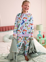 Eleanor Bowmer Blue Christmas Family Matching 100% Cotton Pyjamas - Image 2 of 5
